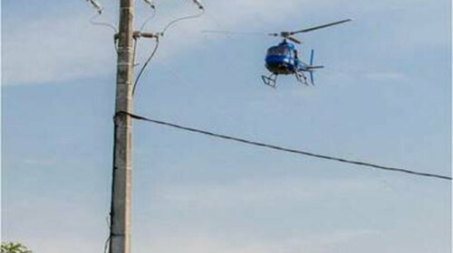 Contrôle en"hélicoptère" par ENEDIS