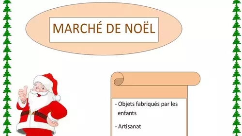 Marché de Noël  ECOLE MATERNELLE